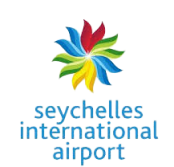 The logo of their forth partner, Seychelles Int. Airport