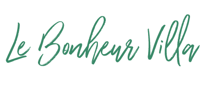 The logo of their sixth partner, Le Bonheur Villa